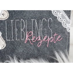 Stickdatei - Lieblings Rezepte